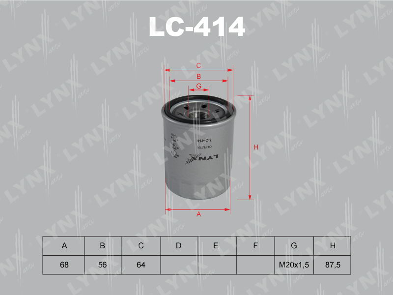 Фильтр масляный LC414