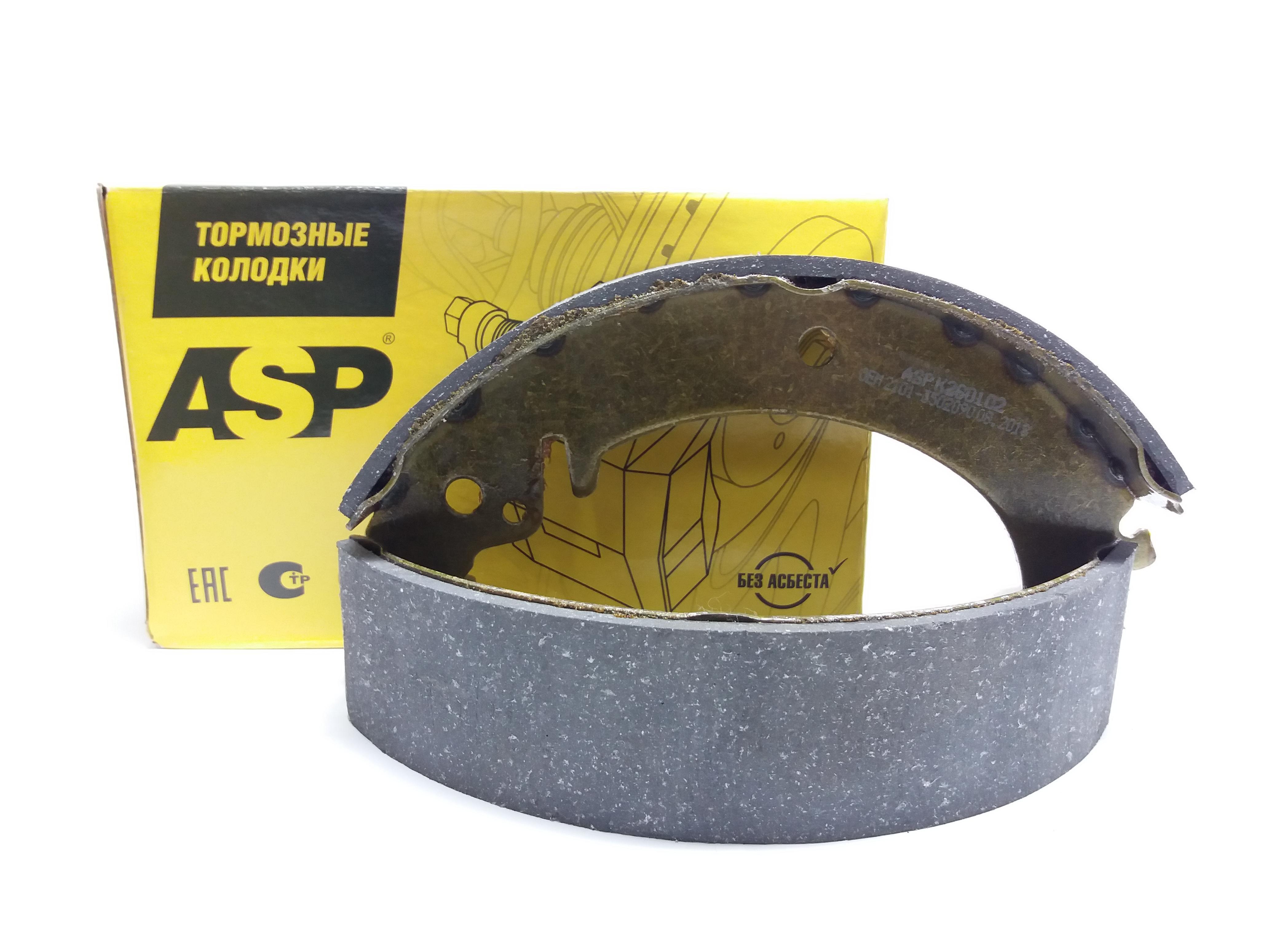 Колодки торм. зад ВАЗ 2101-07, 2121,2123 ASP K260102