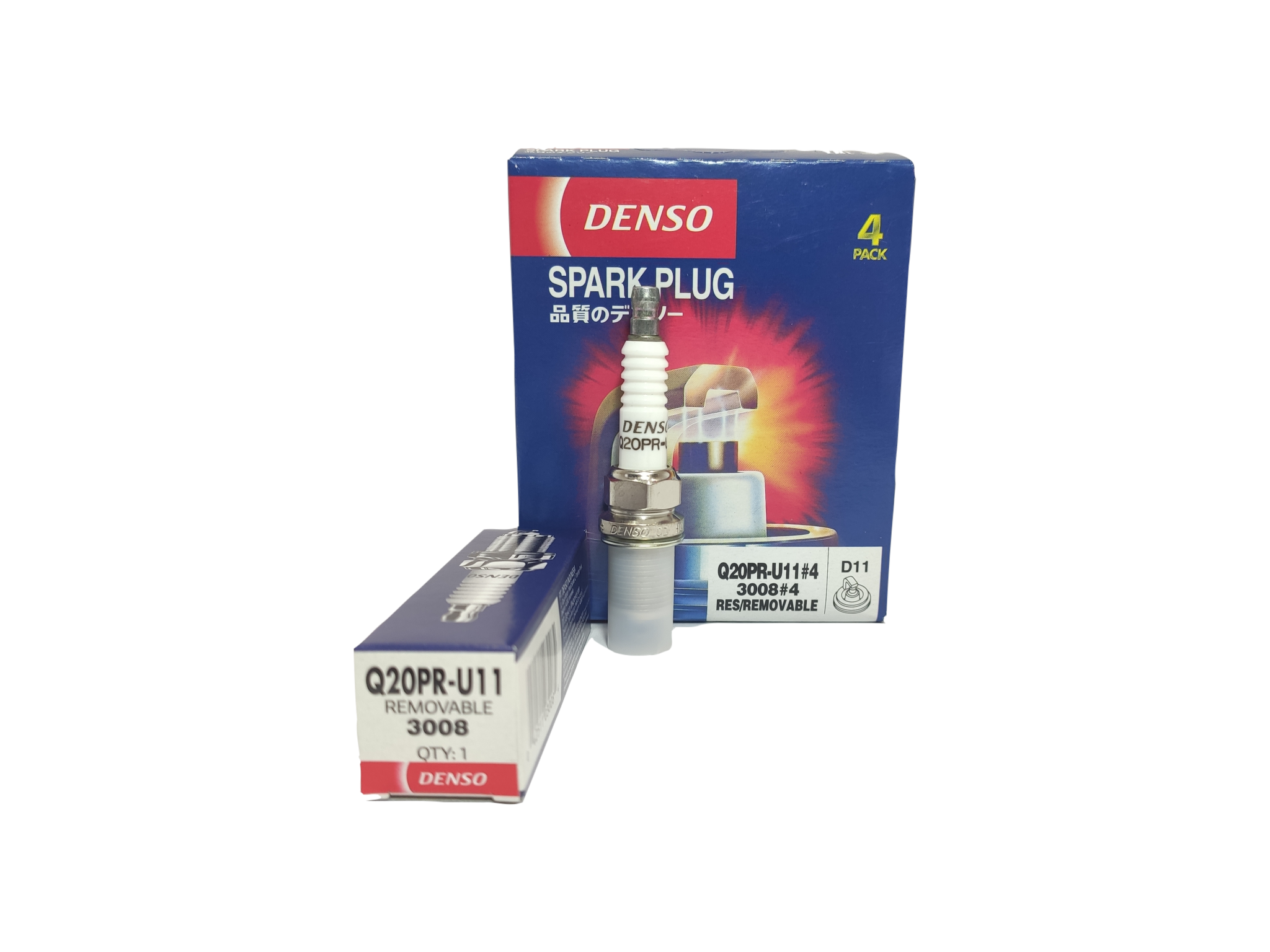 Свеча Denso Q20PR-U11 3008 ВАЗ 2110-12, Kalina, Priora - 16 клап