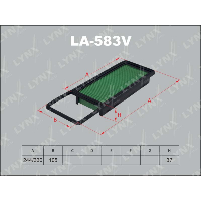 Фильтр воздушный LA583V