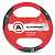 Оплетка AUTOPROFI LUXURY (черн/красн.) AP-1010 BK/RD (M)