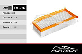 Фильтр воздушный LADA VESTA 15-; Xray 16-; Renault Logan 16-, Duster 10-, Captur 16- Fortech FA270