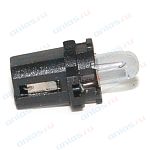 Автолампа NARVA 12V 1.2W с черн.патроном BAX(T5) B8.3d 17036