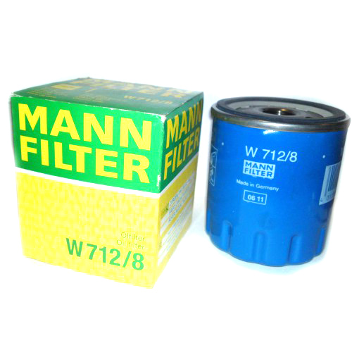 Фильтр масл. MANN W 712/8 (W 716/1) НИВА Diesel, Pugeot, Suzuki, Citroen (Германия)
