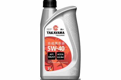 Масло мот. TAKAYMA пластик API SN/CF 5W40 1л синт.
