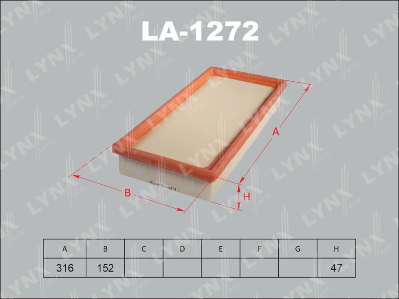 Фильтр воздушный LA1272