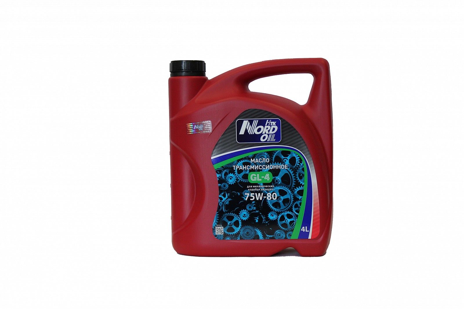 Масло трансм. NORD OIL  75W90 GL-4 п/с 4л