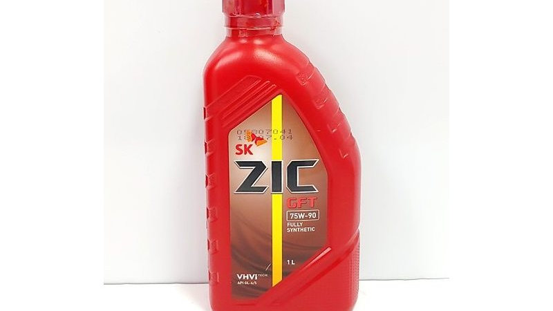 Масло трансм. ZIC G-F TOP (GFT) 75W90 GL-4/5 синт. 1л 