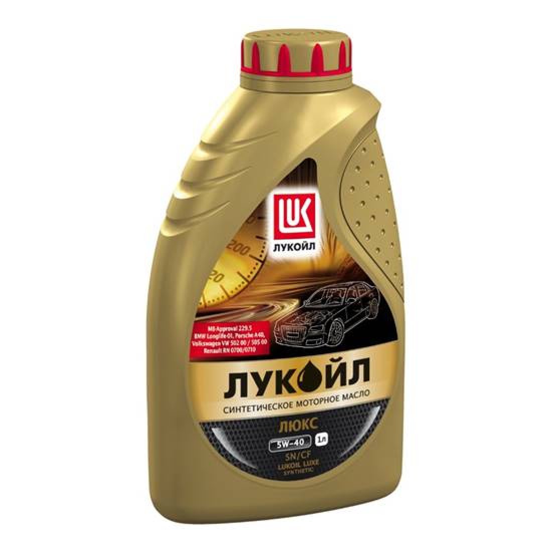 Масло мот. Лукойл Люкс 5W40 SN/CF синт 1л