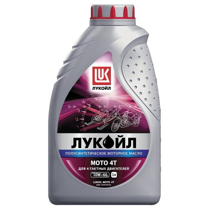 Масло мот. Лукойл Мото 4Т 10W40 SL 4л.