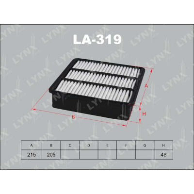 Фильтр воздушный LA319