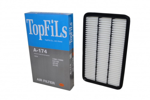 Фильтр возд. TOP FILS А-174 17801-74060 