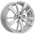 K&K KC876 (ZV 15_Fabia) 6*15 5*100 ET43 57.1 сильвер