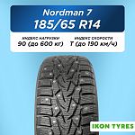 185/65 R14 Ikon Nordman 7 XL 90 T шип