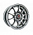 Yuki 116  5.5*14  8*100/114.3 ET35 73.1 Gunmetal (2GM1)