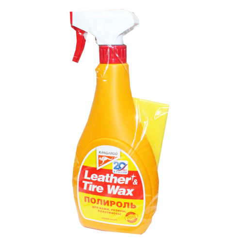 Полироль пластика,кожи,резины 500 мл Kangaroo матовая