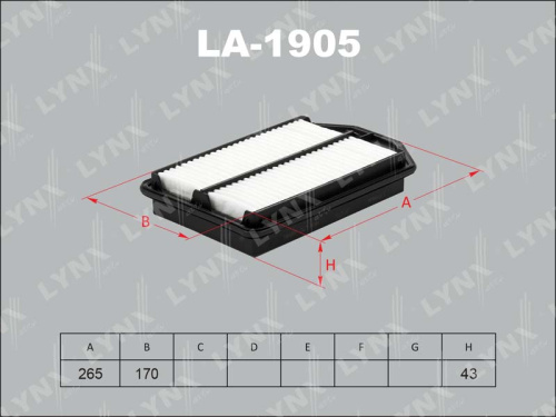 Фильтр воздушный LA1905
