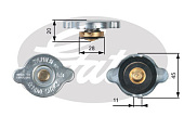 Крышка радиатора 0,9M/Pa Gates RC124