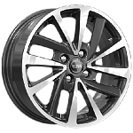 K&K KC899 (ZV 15 Sandero Stepway) 6*15 4*100 ET36 60.1 алмаз черный