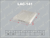 Фильтр салона LAC141