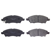 Колодки тормозные дисковые (перед) DFP7043 (ан.BD3409) Double Force