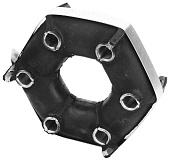 Муфта эластичная ВАЗ 2101-07/2121/21213 карданного вала ROSTECO