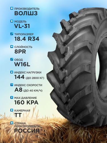 18,4 R34 VL-31 ВолШЗ и144 нс8 с камерой