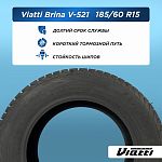 185/60 R15 VIATTI Brina V-521 84 T н/шип