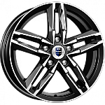 K&K Sayan 6*16 5*114.3 ET40 66.1 дарк платинум