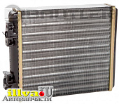 Радиатор отопителя (печки) ВАЗ 2101-03/2106/2107/2121 Ока алюм. 2-х рядный узкий LUZAR