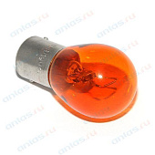 Автолампа ДиаЛуч 12V PY21W (BAU15S) BOX orange смещ. штифт