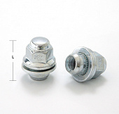 Гайка M14*1,5 (47/,hex21,п/ш,box5,CH) 98-0002-09-D19-BX5