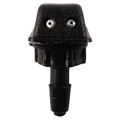 Форсунка омывателя  2 отверстия с гайкой 