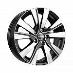 K&K KC750-16 Танаис 7*18 5*114.3 ET37 66.6 алмаз черный