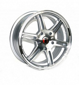 Yuki 559B  6.5*15  5*114.3 ET38 73.1 Silver machine face(S4)