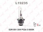 Автолампа LYNXauto ксенон D2R 12V 35W P32d-2 6000K  L19235