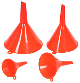 Воронки комплект 4шт (50мм, 75мм, 95мм, 115мм) AVS OF-04K