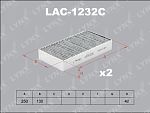 Фильтр салона (2шт, к-кт) LAC1232C (угольный)
