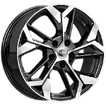 K&K KC1062 (ZV 17 Jolion) 6.5*17 5*114.3 ET37 66.6 алмаз черный